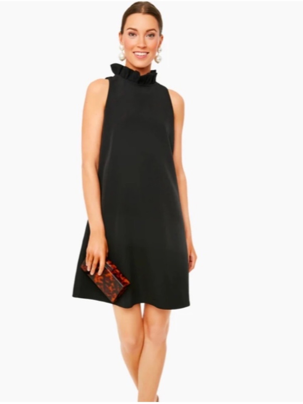 Tuckernuck Black Blythe Sleeveless Mini Dress Size L
